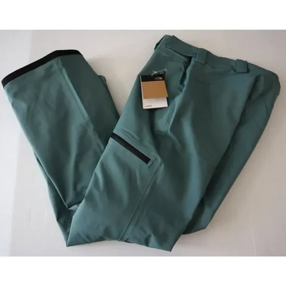 The North Face Men's Sz M Dark Sage Green DryVent Snow/Ski Chakal Pants